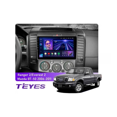 Штатна магнітола Teyes CC3 4+64 Gb Ford Ranger 2/Everest 2 (0 Din) 2006-2011 9"