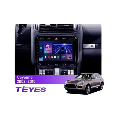 Штатна магнітола Teyes CC3 6+128 Gb 360° Porsche Cayenne 1 9PA 2002-2010 9"