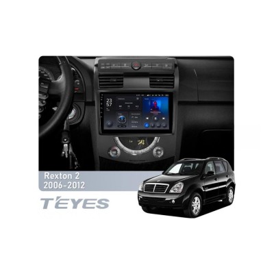 Штатна магнітола Teyes X1 2+32 Gb SsangYong Rexton Y250 2 2006-2012 10"