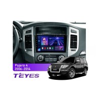 Штатна магнітола Teyes CC3 6+128 Gb 360° Mitsubishi Pajero 4 V80 V90 2006-2014 (A) 9"