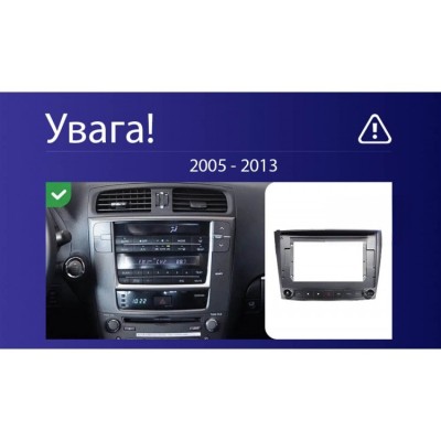 Штатна магнітола Teyes CC3 2k 4+64 Gb Lexus IS250 XE20 2005-2013 10"