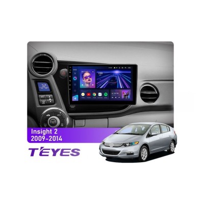 Штатна магнітола Teyes CC3 6+128 Gb 360° Honda Insight 2 LHD 2009-2014 9"