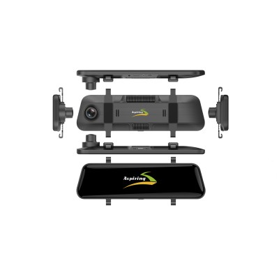 Зеркало-накладка заднего вида ASPIRING MAXI 4 SPEEDCAM, WIFI, GPS, 4K