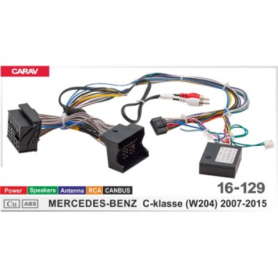 Перехідник для магнітол 9", 10.1" Mercedes C-klasse Carav 16-129