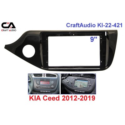 Рамка переходная CraftAudio KI-22-421 KIA Ceed 2012-2019