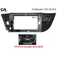 Рамка переходная CraftAudio TOY-22-013 TOYOTA Corolla 2013-2016 глянец 10.1"