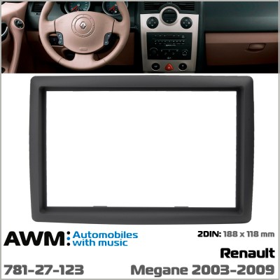 Перехідна рамка AWM Renault Megane II (781-27-123)
