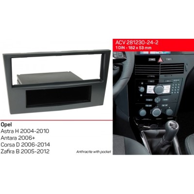 Перехідна рамка ACV Opel Astra, Antara, Corsa, Zafira (281230-24-2)
