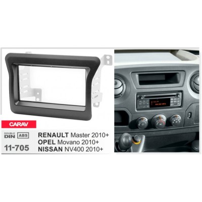 Перехідна рамка Renault, Opel, Nissan Carav 11-705