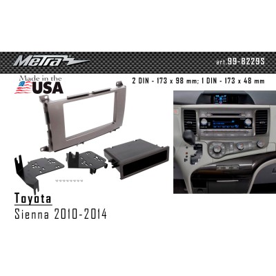 Перехідна рамка Metra Toyota Sienna (99-8229S)