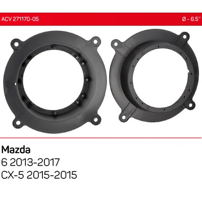 Проставки під динаміки ACV 271170-05 для автомобілів Mazda 6, CX-5