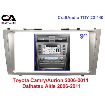 Рамка перехідна CraftAudio TOY-22-440 TOYOTA Camry 06-11/Daihatsu Altis 06-11 9"