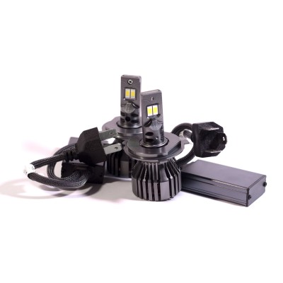 Комплект светодиодных ламп FocusBeam H4 12-24V 110W/set 6500K +100% more light