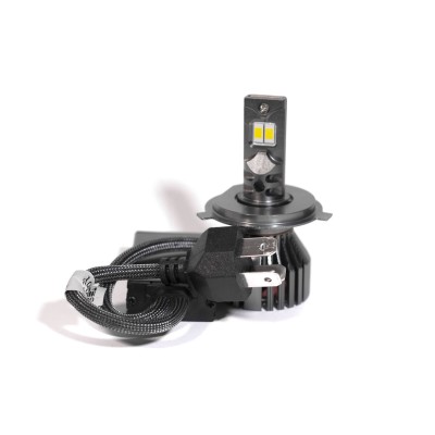 Комплект светодиодных ламп FocusBeam H4 12-24V 110W/set 6500K +100% more light