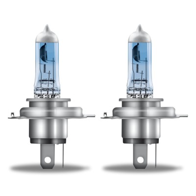 Комплект галогенових ламп Osram H4 12V 60W P43t Cool Blue Intense Next Gen +100% 2шт/комп (64193CBN-HCB)