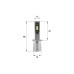 LED лампа Sho-Me F3 H1 20W