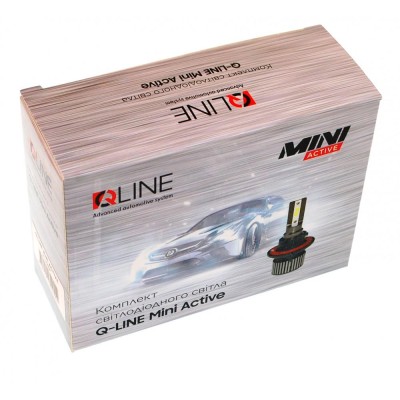 Лампи світлодіодні QLine Mini Active H11 6000K (2шт.)