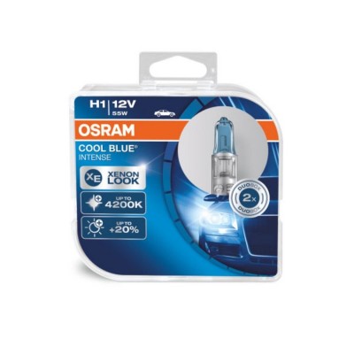 Галогенна лампа OSRAM 64150CBI H1 12V 55W P14.5S 10X2 HardDuopet