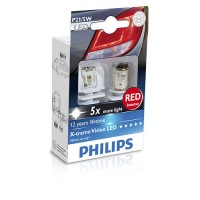 LED лампа PHILIPS 12899RX2 P21/5W 12V X2