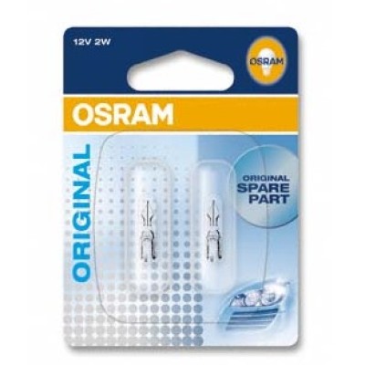 Галогенна лампа OSRAM 2722-02B W2W 12V W2x4.6D 10X2 Blister