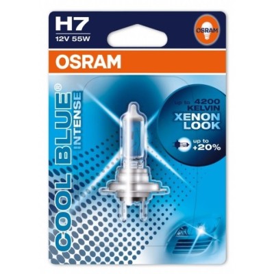 Галогенна лампа OSRAM H7 64210CBI-01B Cool Blue Intense 12V 55W PX26D 10X1 Blister