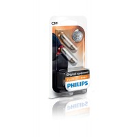 Галогенна лампа PHILIPS 12844B2 C5WX35mm 12V 5W SV8,5 2pcs. blister