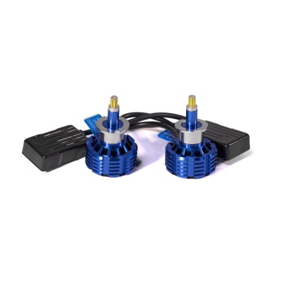 Комплект LED ламп HeadLight 360 LED H3 (Pk22s) 46W 12V 6000K свечение на 360 градусов с активным охлаждением