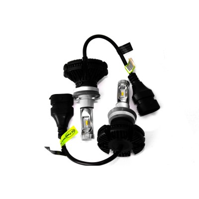 Комплект світлодіодних ламп AllLight X3 H11 50W 6000K 6000lm з радіатором та світлофільтрами (3000K/8000K)