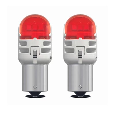 Комплект светодиодных ламп Philips 11498AU60X2 P21W LED Ultinon Pro6000 SI 12V BAU15S AMBER