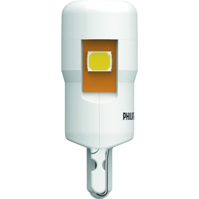 Комплект світлодіодних ламп PHILIPS 11961WU70X2 W5W (T10) LED Ultinon Pro7000 W2.1X9.5d WHITE 4000K 12V