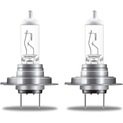 Комплект галогенових ламп Osram 64210NBS-2HB Night Breaker Silver +100% H7 55W 12V PX26d 2шт/комп