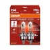Комплект галогенових ламп OSRAM 64193NBS-2HB H4 Night Breaker Silver +100% 60/55W 12V P43t (2 шт)