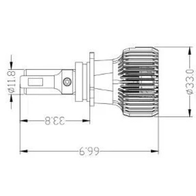 Світлодіодні лампи Prime-X R Pro P13 (5000K) (2 шт)