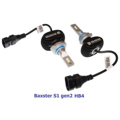 Світлодіодні лампи Baxster S1 gen2 HB4 (9006) 6000K (2 шт)