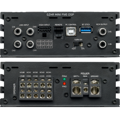 П'ятиканальний підсилювач Ground Zero GZHA MINI FIVE-DSP