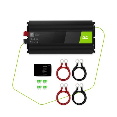 Преобразователь напряжения Green Cell 12V to 230V 1500W/3000W чистый синус