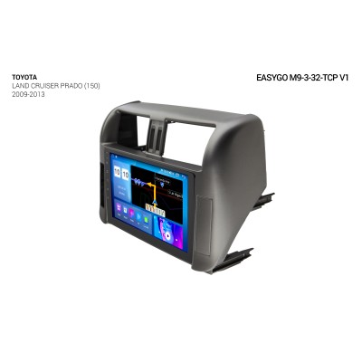 Штатна мультимедійна система EasyGo M9-3-32-TCP v1 Toyota Land Cruiser Prado (150) 2009-2013