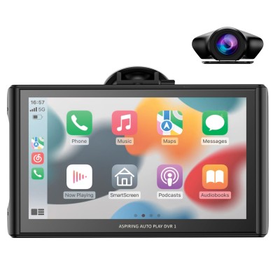 Aspiring Auto Play DVR 1, Magnet, CarPlay, Android auto