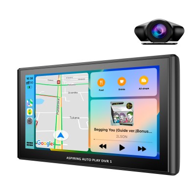 Aspiring Auto Play DVR 1, Magnet, CarPlay, Android auto
