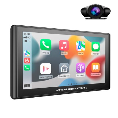 Aspiring Auto Play DVR 1, Magnet, CarPlay, Android auto