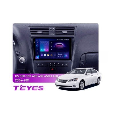 Штатна магнітола Teyes CC3 2k 4+32 Gb Lexus GS 3 300 350 400 430 450H 460 2004-2011 9"