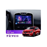 Штатна магнітола Teyes CC3 6+128 Gb 360° Renault Clio 4 BH98 KH98 2012-2015 10"