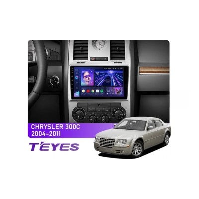 Штатна магнітола Teyes CC3 6+128 Gb 360° Chrysler 300C 1 2004-2011 9"