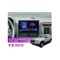Штатна магнітола Teyes CC3 2k 4+64 Gb Jeep Grand Cherokee 2 WJ (1 Din) 1998-2004 9"