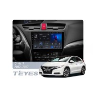 Штатна магнітола Teyes X1 2+32 Gb Wi-Fi Honda Civic 9 FK FB 2012-2017 9"