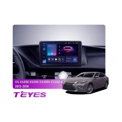 Штатна магнітола Teyes CC3 2k 6+128 Gb Lexus ES ES200 ES250 ES300h ES350 XV60 6 2012-2018 (C) 9"