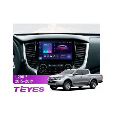 Штатна магнітола Teyes CC3 2k 6+128 Gb Mitsubishi L200 5 2015-2019 Automatic air conditioning 9"