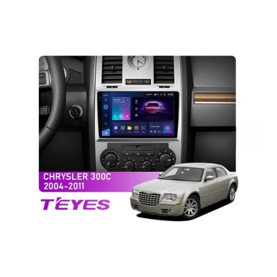 Штатна магнітола Teyes CC3 2k 4+64 Gb Chrysler 300C 1 2004-2011 9"