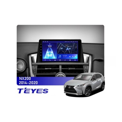 Штатна магнітола Teyes CC2 PLUS 3+32 Gb Lexus NX200 Z10 NX 200 (0 Din) 2014-2020 9"