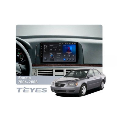 Штатна магнітола Teyes X1 2+32 Gb Wi-Fi Hyundai Sonata NF 2004-2008 9"